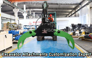 <span class=keywords><strong>Pince</strong></span> hydraulique de sylviculture, grippage de rondin pour l'excavatrice SK60-C SK55-C - Product Image 4