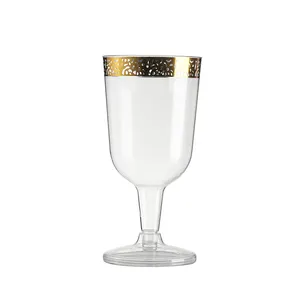 Хит продаж, прозрачная пластиковая чашка для вина из полистирола, шампанского, пива