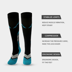 Chaussettes de compression Y005 M en nylon, élastiques, pour la course à pied, soulagement de la pression, pour hommes, femmes, jeunes, sports de plein air - Product Image 5