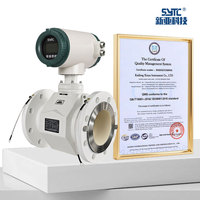 Medidor de Flujo Electromagnético para Líquidos Conductivos, Lodos y Colusos de Alta Resistencia al Desgaste, RS485 4-20mA OEM para Tuberías