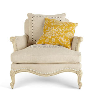 समकालीन एकल और तीन-व्यक्ति मखमल कपड़े के साथ रहने वाले कमरे की शैली ठोस लकड़ी अमेरिकी डिजाइन - Product Image 6