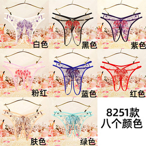 Sexy Lace Thong Panties For Women 8 Colors Transparent <b>See</b> <b>Through</b> European Style <b>Underwear</b> - Product Image 1