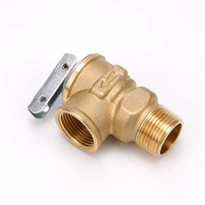 Válvula de seguridad de latón roscado de 3/4 pulgadas para alivio de presión de agua, para montaje vertical en cocina doméstica - Product Image 3