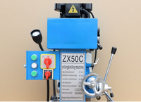 Fraiseuse manuelle compacte HongXi ZX50C à broche MT4, prix compétitif, garantie 1 an
