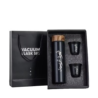 Flacon à vide en acier inoxydable avec logo personnalisé de 500ml Ensemble de gobelets de voyage pour thermos
