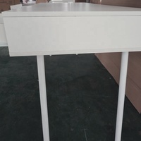 Bureau d'ordinateur en bois écologique personnalisé avec deux tiroirs extensibles et plus de 100 couleurs pour l'étude et l'espace de travail
