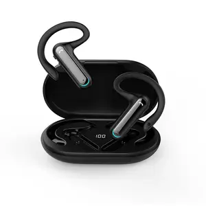 Earphone bebas genggam tunggal untuk panggilan HD earphone bluetooth bisnis Headset