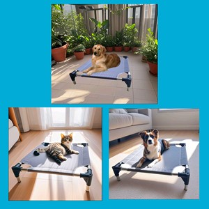 狗用露营床 防水狗用高架宠物床 狗用露营床离地降温 - Product Image 5