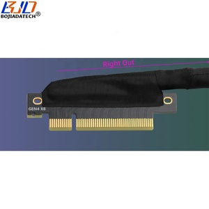 270 độ ngược <span class=keywords><strong>PCI</strong></span> <span class=keywords><strong>Express</strong></span> <span class=keywords><strong>PCI</strong></span>-E 4.0 8x đến X8 gen4 GPU card đồ họa Riser cáp mở rộng 0.3M 0.4m 0.5M cho ai máy chủ - Product Image 4