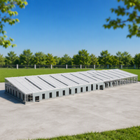 Bâtiments d'entrepôt préfabriqués en acier léger certifiés ISO9001 QDaolifeng Q235/Q355, garantie 3 ans