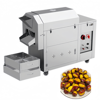 Équipement de torréfacteur d'épices de sésame de grain de café de noix de cajou rôties commerciales de fabrication professionnelle automatique du meilleur prix
