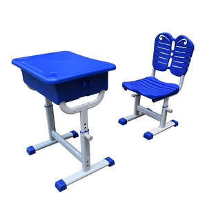 Conjunto de escritorio y silla escolar Mingzhong K28 con altura ajustable para estudiantes de primaria y secundaria - Product Image 5