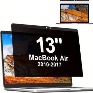 Protection d'écran magnétique anti-espion de qualité AAA en PET, protection de la vie privée à 360° pour MacBook Air 13,3 pouces 2010-17, ordinateur portable, anti-rayures - Product Image 1