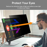 Tragbare 474*296*0,55mm Computers chutz folie Anti Scratch Privacy Displays chutz folie für Monitor 22