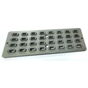 Machine milling cnc mini electric parts 3d smart printed personality aluminum pcb case keyboard