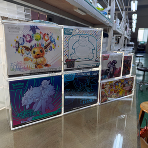 Étui de présentation en acrylique pour cartes Pokémon TCG/ETB/Booster/151 UPC, protection UV, portable, antirouille, avec couvercle magnétique de 5 à 8 mm d'épaisseur - Product Image 4