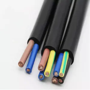 Cable de goma de silicona de bomba blanda para minería H07rnf PUR de 25mm con núcleos múltiples