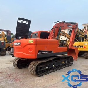 รถขุดสะเทินน้ำสะเทินบก Doosan DX150LC-9C มือสอง ขนาด 15 ตัน พร้อมอุปกรณ์ขุดลอกแบบลอยน้ำ  มอเตอร์ปั๊ม PLC เครื่องยนต์ เกียร์บ็อกซ์ สำหรับพื้นที่ชุ่มน้ำ รุ่นปี 2023 - Product Image 1