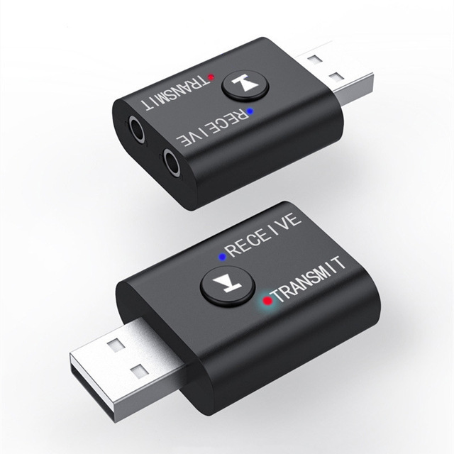 2 in 1 USB Blue-tooth 5.0 Audio Receiver and Transmitter