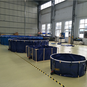 High Quality 1500L 2000L 20000L Aquaculture Large Open PVC Ponds <strong>Round</strong> Durable <strong>Fish</strong> Pond Equipments Stackable <strong>Fish</strong> <strong>Tanks</strong> - Product Image 5