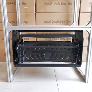 RV Accesorios exteriores Caravana Doble paso Estilo americano Manual Drop Down Escalera de entrada de doble capa Escalón para camión Remolque - Product Image 4