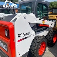 Beliebter Gebrauchter Kompaktlader Bobcat S550 45,5kW Starke Hubkapazität Unterstützt Mehrere Anbaugeräte Vielseitiger Radlader
