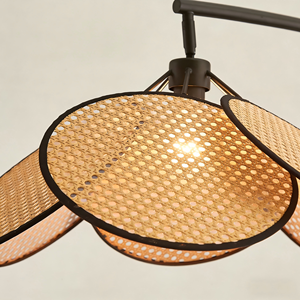 โซฟาห้องนั่งเล่นสไตล์ฝรั่งเศสโบราณ ติดกับโคมไฟตั้งพื้นเหล็กดีไซน์ทันสมัย โคมไฟตั้งพื้นสไตล์จีนใหม่ ขั้วหลอด E27 - Product Image 2