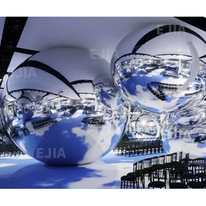 Sphère miroir gonflable personnalisable (taille et couleur), Vente en gros usine <span class=keywords><strong>de</strong></span> boules miroir réfléchissantes en PVC métallisé, Vente en gros mondiale - Product Image 6