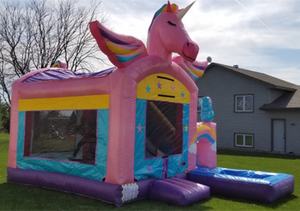 <span class=keywords><strong>2025</strong></span> מכירה העליון ורוד unicorn מתנפחים סדרן JFBC-2377 מסחרי sunicers combo טיפוס מהיר הנחה - Product Image 2