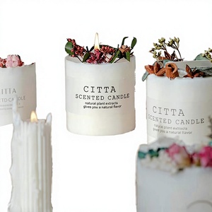 Luxury Handmade Soy Wax Rose Scented Pillar Candles with Aromatherapy for Christmas & <b>Easter</b>-<b>Gift</b> <b>Box</b> Included - Product Image 3