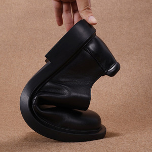 Zapatos Oxford de Cuero con Cordones para Hombre, Estilo Casual de Negocios, Punta Redonda, Forro de Piel de Cerdo, Suela de Goma, Suela Suave, para Todas las Temporadas, Uso en la Oficina - Product Image 3