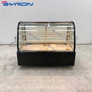Vitrine <span class=keywords><strong>réfrigérée</strong></span> portable à double vitrage ventilée pour gâteaux, pour usage domestique ou commercial - Product Image 3