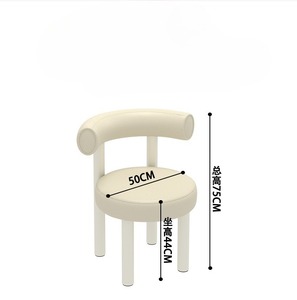 <span class=keywords><strong>Sedia</strong></span> da Pranzo Moderna in Pelle con Gambe in Metallo, Lusso Bianco Rosa Grigio, per Soggiorno, Ristorante, Hotel, Trucco - Vendita all'Ingrosso - Product Image 6