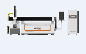 Nueva Máquina de Corte Láser de Fibra para Tubos Metálicos, de Doble Uso, Modelo 3015, 1500W-6000W, con Mandril Giratorio y Sistema Automático Cypcut - Product Image 2