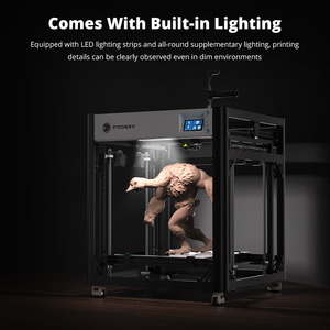 VEHO 500A Enclosure Full Metal Aluminum Auto Leveling 3d <b>Printer</b> Home 10000mm/s Core-XY FDM Fast 3d <b>Printer</b> - Product Image 6