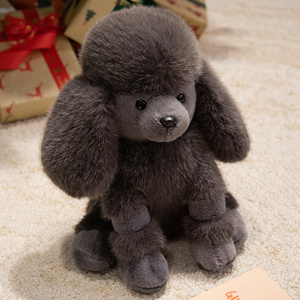 ของเล่นตุ๊กตายัดไส้สำหรับสุนัขยัดนุ่นปักลายน่า<span class=keywords><strong>รัก</strong></span>ขนาด10นิ้วแบบกำหนดเอง - Product Image 3