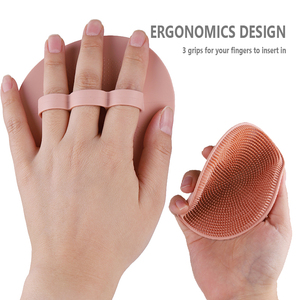 Silicone cơ thể chà Bàn chải tắm trở lại Scrubber và silicon <span class=keywords><strong>Sponge</strong></span> găng tay cho tắm - Product Image 3