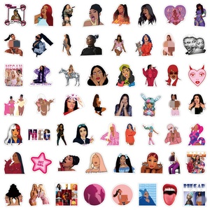 55PCS USA Sexy Singer Megan Thee Stallion Sticker - Product Image 3