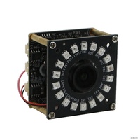Módulo de Cámara IP Super Starlight de 8.0MP con Visión Nocturna, Leds IR Invisibles de 940nm, Lente de Placa de 2.8mm, Gran Angular