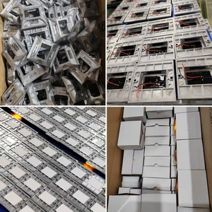 Nhà Máy Giá năng lượng mặt trời Powered nhôm đường đánh dấu 6 <span class=keywords><strong>LED</strong></span> nhấp nháy ánh sáng đường lái xe đánh dấu đường Stud cho an toàn giao thông sử dụng - Product Image 3