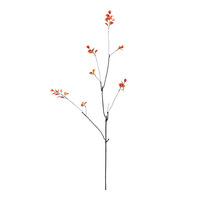 Venta al por mayor sala de estar decoración de plantas verdes productos para el hogar simulación ramas muertas hojas de otoño para Acción de Gracias Pascua