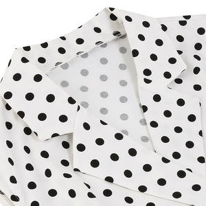 Rétro coton femmes vêtements 2022 shirt sans manches cru robe 1950s 1960s polka points <span class=keywords><strong>pin</strong></span> <span class=keywords><strong>up</strong></span> vêtements - Product Image 4