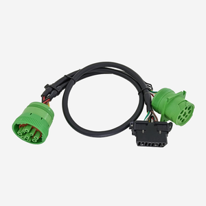 OEM/ODM J1939 タイプ<span class=keywords><strong>2</strong></span> Yケーブル ドイツ6ピン 9ピンコネクタ Db9 Db15 PVC銅芯 車両診断ケーブル ワイヤーハーネス - Product Image 5