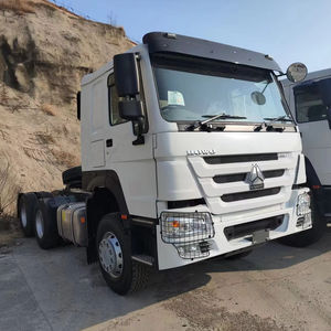 Truk traktor truk kepala roda 10 roda SINOTRUK HOWO 6*4 kualitas tinggi baru atau digunakan 371 400HP LHD RHD untuk dijual di Selandia - Product Image 1