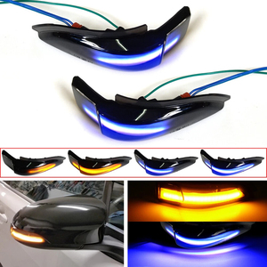 Clignotant dynamique de rétroviseur latéral 5W 12V, lampe LED ambre bleue pour Toyota Corolla Prius Vios Yaris Altis - Product Image 4
