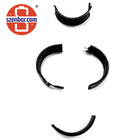 Batterie curve per bracciali 3.7V ultra sottile flessibile curvo batteria ad anello ai polimeri di litio per smart watch