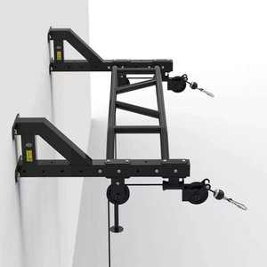 Sistema de Poleas Multifuncional Profesional para Montaje <span class=keywords><strong>en</strong></span> Pared, Barra de Poleas para Ejercicios de Fuerza <span class=keywords><strong>en</strong></span> Casa - Product Image 4