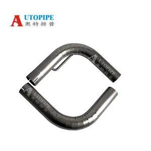 Customized 90 Degree Ti Alloy Exhaust Pipe For BMW R1200 GS R1200GS / ABS / Adventure 2013-2018 2014 2015