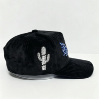 Gorra de Béisbol Personalizada con Logotipo, 5 Paneles, Gamuza, Perfil Bajo, Estructurada, Letra Bordada en 3D, Alta Calidad, Ajustable para Hombre