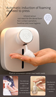 Distributeur automatique de savon mural de luxe, ml, désinfectant pour les mains, capteur, mousse, Machine pour les mains